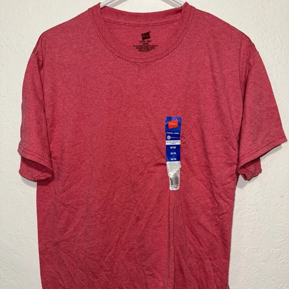 3 Hanes Men's T-Shirt Cool Dri  Moisture Wick size Med. 3pk